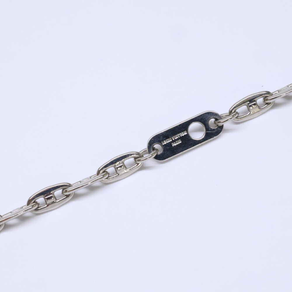 LOUIS VUITTON Silver Necklace - Picture 4 of 7